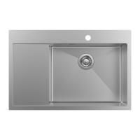 Мойка IDDIS Haze 780х510 сатин, правая HAZ78SRi77