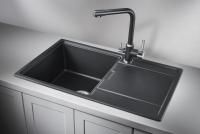 Мойка для кухни Granula 7804 шварц, 78х50 см, прямоугольная