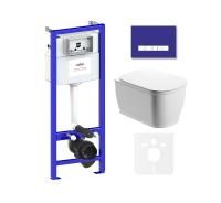 Комплект инсталляции и унитаза 6 в 1 Lavinia Boho Relfix Bell Pro Rimless 75110003