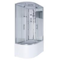 Душевая кабина Niagara Ultra NG-310-01R 120х80х220, высокий поддон 48 см, стекло прозрачное с матовой полосой