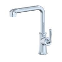 Смеситель для кухни с выдвижным изливом WONZON & WOGHAND, Хром (WW-88439008A-CR)