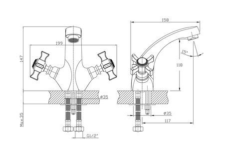 Смеситель для раковины Haiba HB1024