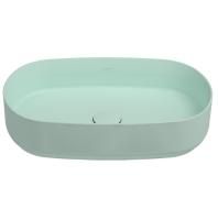 Раковина ISVEA Infinity накладная 550*360*120 цвет мятно-зеленый матовый 10NF65055SV-2T