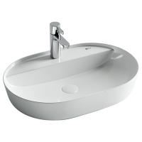 Умывальник Ceramicanova накладной MODO 610x450x135мм, с плоскостью под смеситель