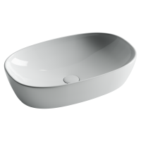 Умывальник Ceramicanova чаша накладная овальная Element 600x380x140мм