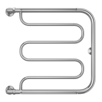 Полотенцесушитель водяной TERMINUS Фокстрот 1" БШ 600х600 без американок в комплекте