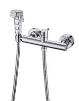 Смеситель с гигиеническим душем Bravat D9140CP-RUS хром