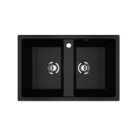 Кухонная мойка Ulgran U-608-344, ультра-черный