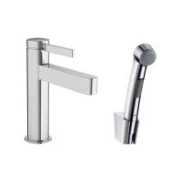 Hansgrohe Finoris Смеситель для раковины. однорычажный. 110 с набором для биде со шлангом 1.60 м хром 76210000