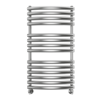 Полотенцесушитель водяной TERMINUS Капри П14 500х1000 в комплекте с вентилями 3/4 на 1/2