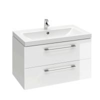 Тумба с умывальником подвесная Cersanit LARA 70 с COMO 70 белый, 64135 + S-UM-COM70/1-w
