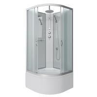 Душевая кабина Niagara Classic NG-2308-14BKT 90х90х210-240, высокий поддон 40 см, стекло матовое Душевая кабина Niagara Classic NG-2308-14BKT 90х90х210-240, высокий поддон 40 см, стекло матовое