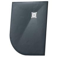 Душевой поддон асимметричный RGW ST/AL-G Графит, 900x1200
