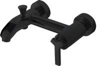Смеситель для ванны Bravat Waterfall black, черный F673107BM-01