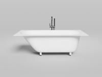 Ванна встраиваемая Salini ORNELLA 170x80, S-Sense, глянцевый белый 102314G