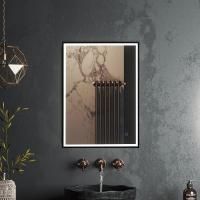 Зеркало RoxenBath Sigma (60x80) в черной алюминиевой раме