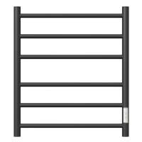 Полотенцесушитель электрический Point PN10856B П6 500x600 диммер справа, черный