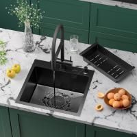 Кухонная мойка RoxenBath Simple 60 PVD (зернистый графит)