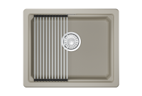 Мойка для кухни Granula Kitchen Space 5501iU креман, 55х45 см, прямоугольная