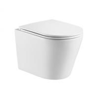 Унитаз подвесной WeltWasser WW SALZBACH 043 GL-WT белый глянцевый