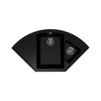 Кухонная мойка Ulgran Quartz Marta 1000-07, уголь