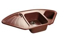 Кухонная мойка GranFest CORNER C-1040E красный марс