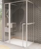 Душевой уголок Riho Lucid GD203 110х90 GD211W090 белый матовый