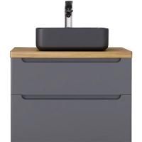 Тумба под раковину Jorno Wood 80 wood.01.80/P/GR серый