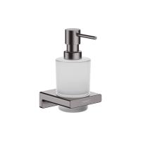 Hansgrohe AddStoris Диспенсер для жидкого мыла хром-черный матовый 41745340