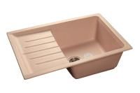 Кухонная мойка GranFest PRACTIK P-760L светло-розовый