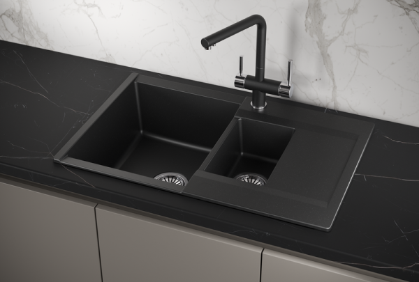 Мойка для кухни Granula Estetica 7808 шварц, 78х50 см, прямоугольная