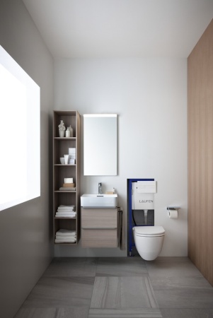 Подвесной электронный унитаз Cleanet Riva 39,5х60 см, c покрытием lcc, безободковый, функция биде, с сиденьем 8.2069.1.400.000.1