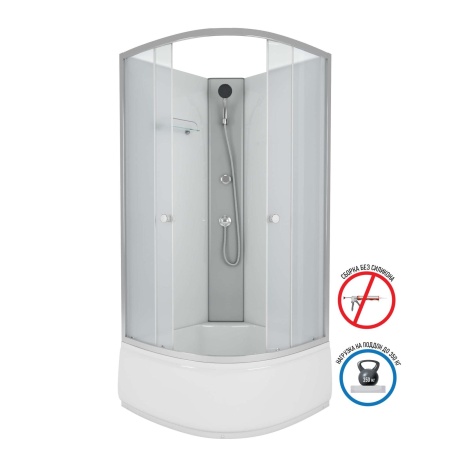 Душевая кабина Niagara Eco NG 7308-14BK Без крыши