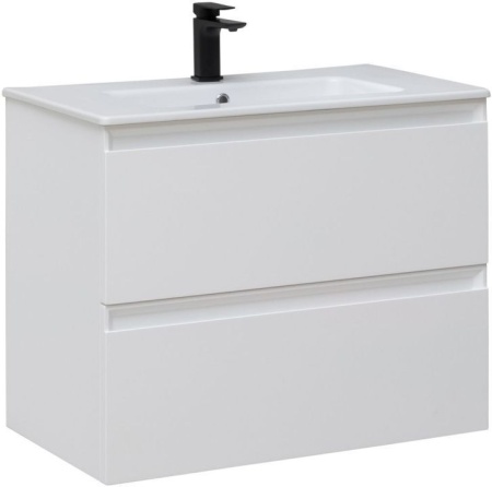 Тумба с раковиной Allen Brau Eclipse 80 1.E1002.WM белый матовый