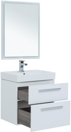 Мебель для ванной Aquanet Nova 60 белый (2 ящика)