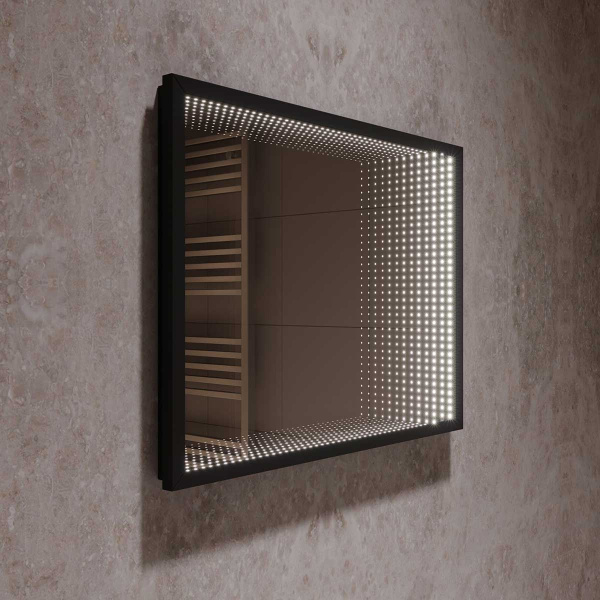 Зеркало Vincea LED 800 VLM-2M800MB, 800x600 c выключателем-датчиком на движение, черное