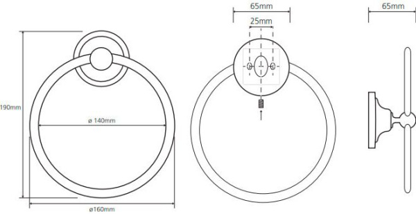 Держатель для полотенец Bemeta Retro 144304062