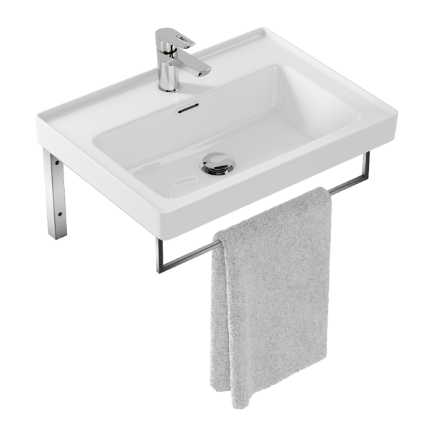 Полотенцедержатель для раковины Cersanit 60 хром глянцевый, AC-TH-WB60-Cg