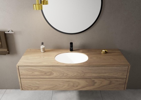 Hansgrohe Vernis Blend Смеситель для раковины однорычажный 100 без сливного гарнитура черный матовый 71580670