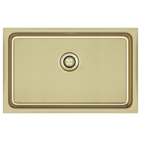 Мойка нерж. сталь VISTA 74, PM307444-LG, светлое золото, 740х440мм, Paulmark