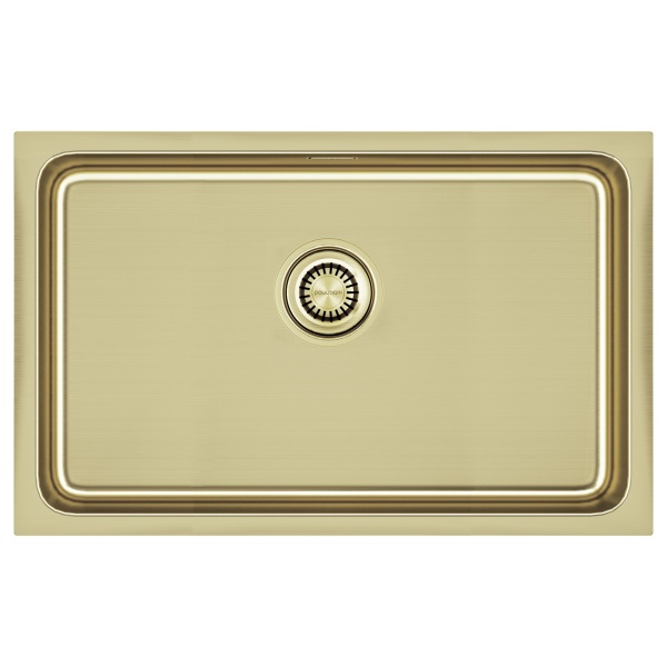 Мойка нерж. сталь VISTA 74, PM307444-LG, светлое золото, 740х440мм, Paulmark