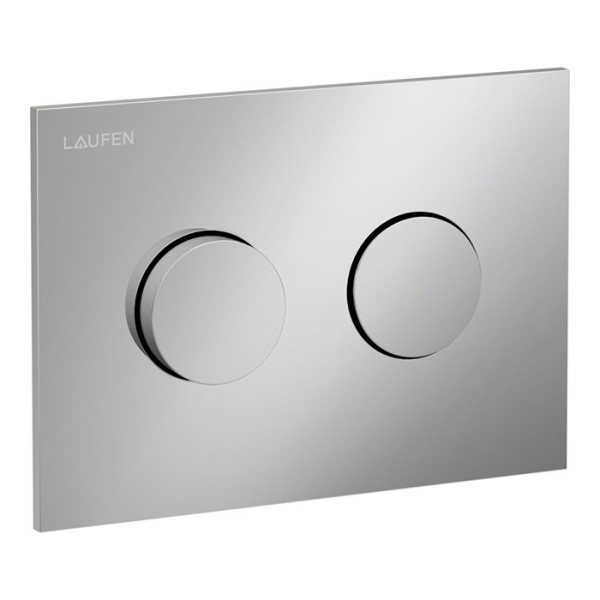 Laufen INEO GROOVE Клавиша смыва, цвет: хром матовый 9.0011.7.007.000.1