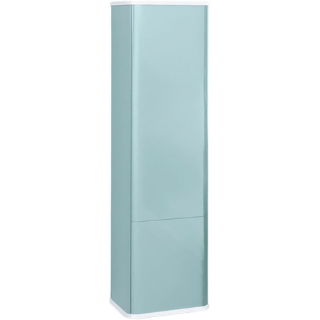 Шкаф-пенал для ванной Jorno Pastel 125 Pas.04.125/P/BL бирюзовый