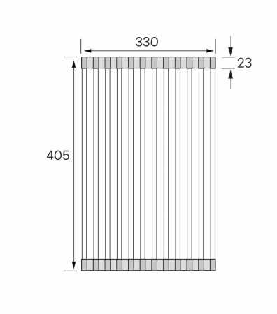 Ролл-мат PRO, R405-LG, светлое золото, 330х405мм, Paulmark
