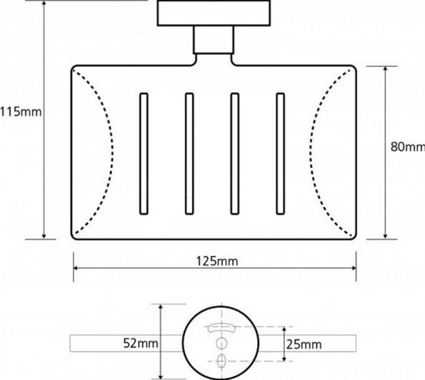 Мыльница для ванной Bemeta Trend-i 104108082e