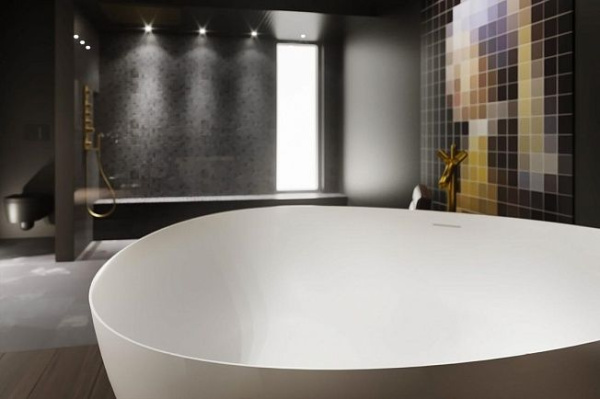 Ванна из искусственного мрамора Riho Ovideo 160х160 BS5000500000000