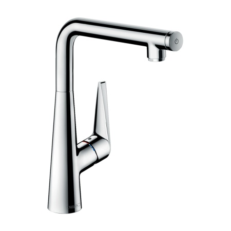 Hansgrohe Talis S Кухонный смеситель однорычажный 300 1jet сталь 72820800