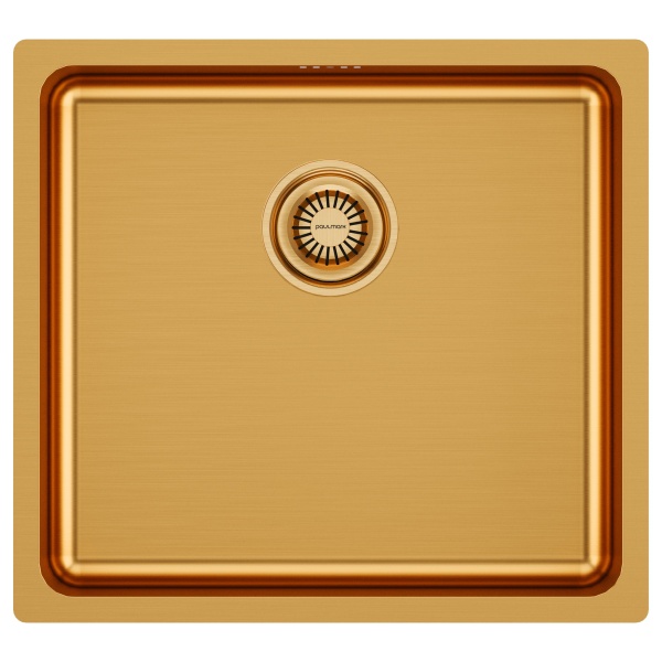 Мойка нерж. сталь VISTA 48, PM304844-BG, брашированное золото, 480х440мм, Paulmark