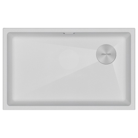 Мойка LUMI 74UNI-SKEW, IT-GRANIT, LU74SK-WH, белый, 740х440, Paulmark