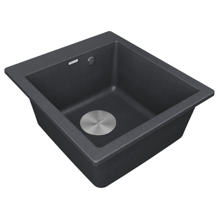 Мойка KANTE 45, IT-GRANIT, PM104651-DG, графит, 460х510 мм, Paulmark